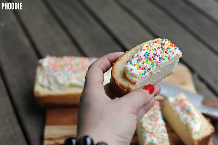 Giant fairy bread ice-cream cake recipe